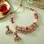 Rani color matte gold necklace set