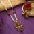 Rani color matte gold necklace set
