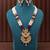 Rani color matte gold necklace set
