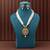Rani color matte gold necklace set