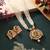 Rani color matte gold necklace set