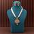 Rani color matte gold necklace set