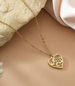 Gold color stainless steel 18k gold plated anti tarnish necklace