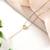 Gold color stainless steel 18k gold plated anti tarnish necklace
