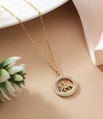 Gold color stainless steel 18k gold plated anti tarnish necklace