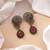 Rani color oxidised earrings