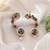 Multi color oxidised earrings