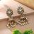 Multi color kundan earrings