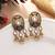 Multi color kundan earrings