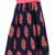 Chanderi woven sleeveless solid top & kalamkari print lehenga-coral &blue