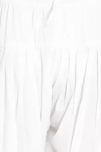 white viscose kurta with patiala pant - classic ethnic set