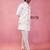 men's cream silk blend nehru jacket kurta pyjama set - festive wedding wear