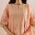 Peach embroidered chanderi kurta set