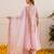 Light pink embroidered chanderi anarkali