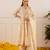 Ivory embroidered chanderi anarkali