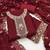 Women's maroon georgette embroidered unstitched dress material