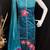 Women's blue coco silk embroidered unstitched dress material