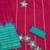 Women's pink coco silk embroidered unstitched dress material