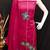 Women's pink coco silk embroidered unstitched dress material