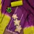 Women's purple coco silk embroidered unstitched dress material
