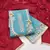 Women's blue coco silk embroidered unstitched dress material