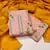 Women's peach coco silk embroidered unstitched dress material