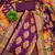 Women's wine silk chiffon printed unstitched dress material