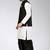 White dupon art silk kurta, jacket with matching dhoti