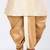 Cream dupon art silk kurta, jacket with matching dhoti and churidar