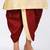 Fawn dupon art silk kurta, jacket with matching dhoti and churidar