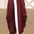 Red dupion art silk readymade dhoti with patch work