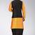 Mustard dupon art silk kurta, jacket with matching dhoti