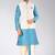 Firoza dupon art silk kurta, jacket with matching dhoti