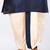 Navy blue dupon art silk kurta, jacket with matching dhoti and churidar
