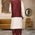 Deep cream dupon art silk kurta, jacket with matching dhoti