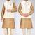 Chiku dupon art silk kurta, jacket with matching dhoti and churidar