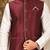 Cream dupon art silk kurta, jacket with matching dhoti