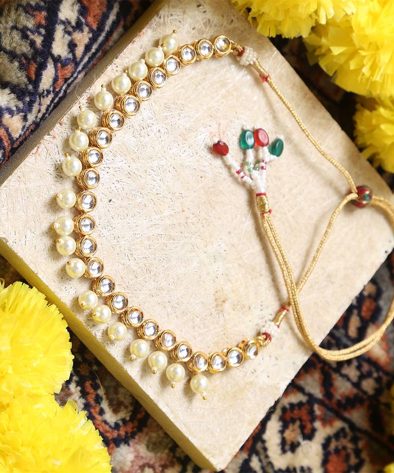 Kundan necklace set for wedding