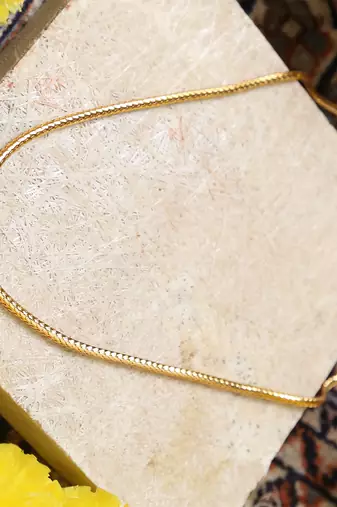 Traditional gold-plated tali chain