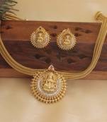 Matte finish temple necklace set