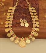 Kerala style kasu necklace set