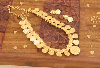 Kerala style kasu necklace set 4