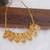 Matte finish temple stone necklace
