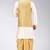Cream dupon art silk kurta, jacket with matching dhoti