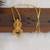 Kerala style gold plated temple palakka necklace