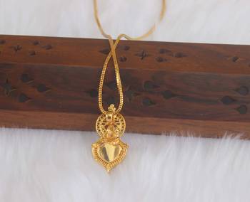 Kerala style gold plated temple palakka necklace 3
