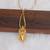 Kerala style gold plated temple palakka necklace