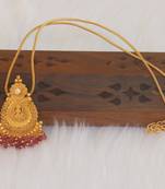 Gold plated temple necklace