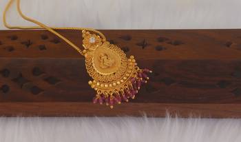 Gold plated temple necklace 3
