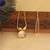 Gold plated lakshmi kasu necklace